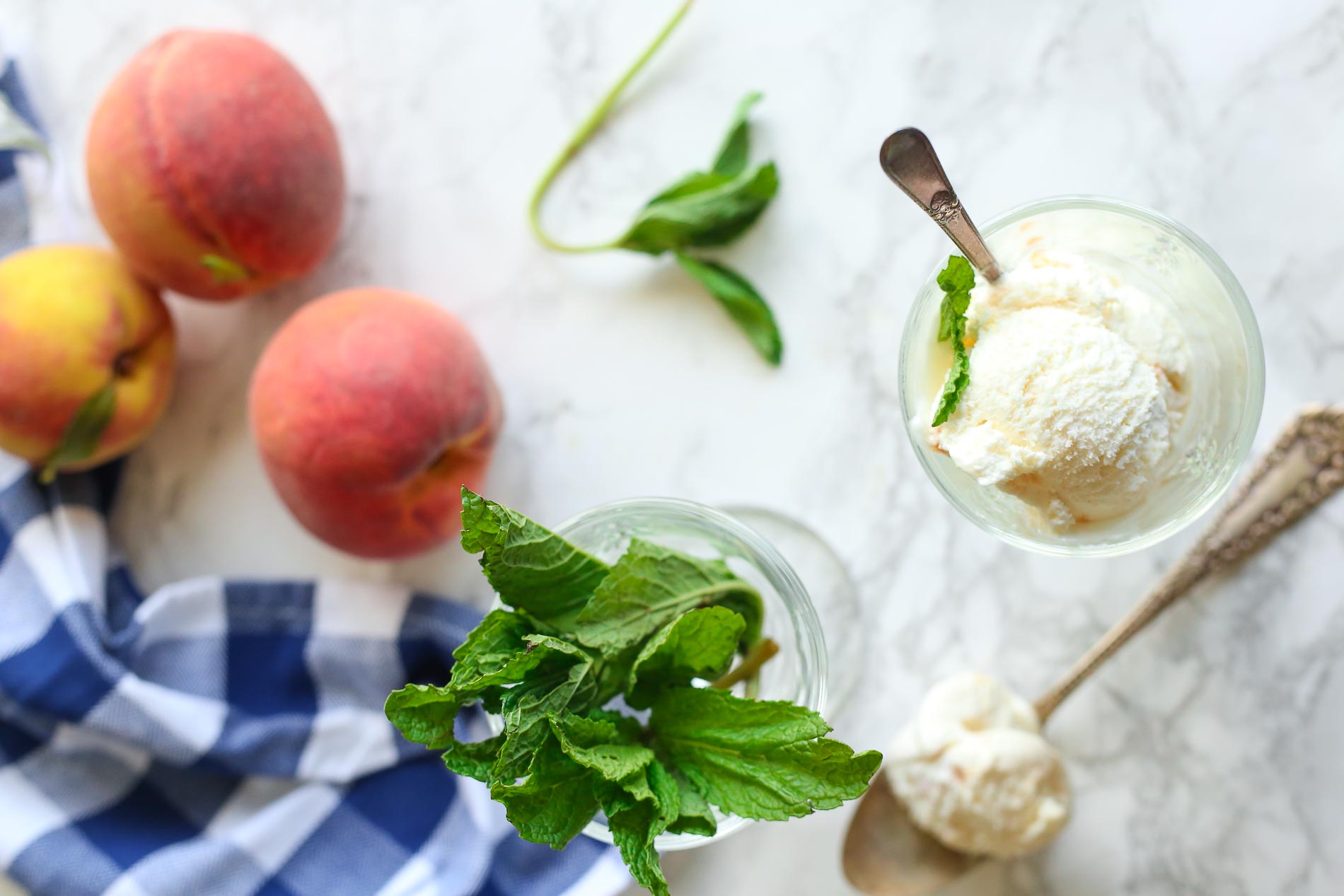 Peaches & Cream Ice Cream