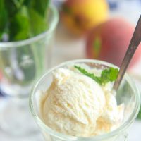 Peaches & Cream Ice Cream