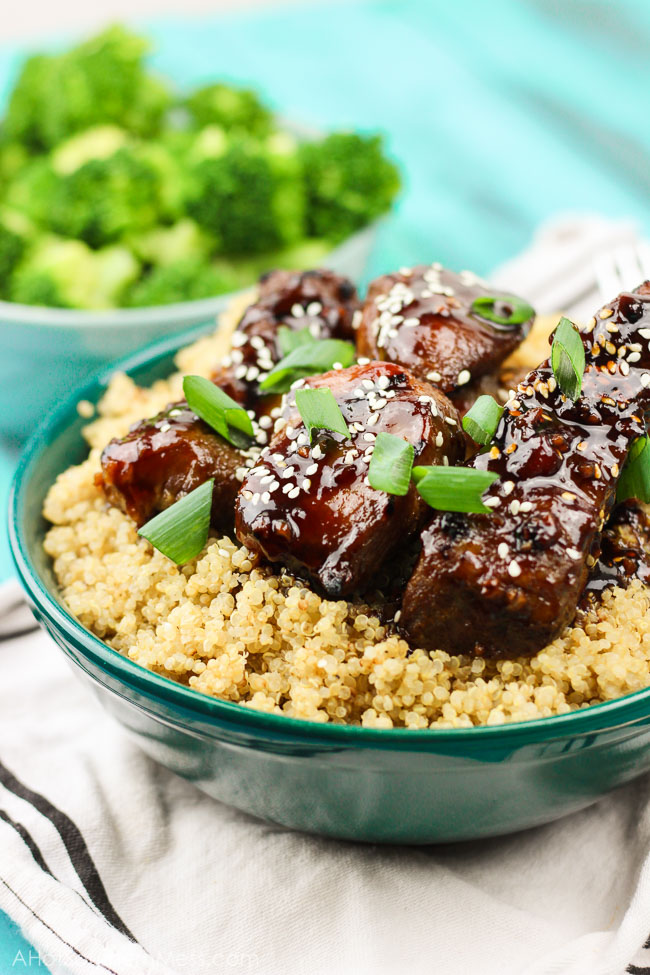 Spicy sticky asian ribs are drizzled in sweet and spicy glaze, kissed to a slight crunch on the grill, and melt-in-your-mouth, incredibly tender on the inside. These pork ribs are finger-lickin' and slap yo mama silly kind of 'good'. www.ahotsouthernmess.com