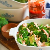 sriracha mayo cream broccoli