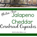 These gluten-free jalapeno cheddar cornbread cupcakes are very quick and easy to put together. The jalapeno adds some spice, the cheddar some heartiness, and the honey drizzle some sweet to finish it off. A delicious side dish to any meal that needs to warm you up and keep your belly happy. www.ahotsouthernmess.com