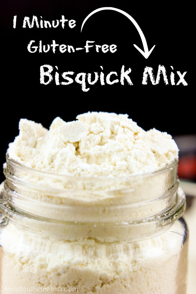 A one minute gluten-free Bisquick Mix type blend that is a perfect option for those pancake, biscuit, and dumpling recipes that some of us want without artificial ingredients or need to be gluten-free. This version is a little on the naturally sweet side, using coconut flour, but can easily be adjusted to your preference {and I'll tell ya how!}. Got one minute and a few simple ingredients? Then you can have your own healthier Bisquick mix. www.ahotsouthernmess.com