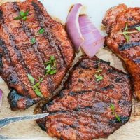 Cayenne Glazed Pork Chops