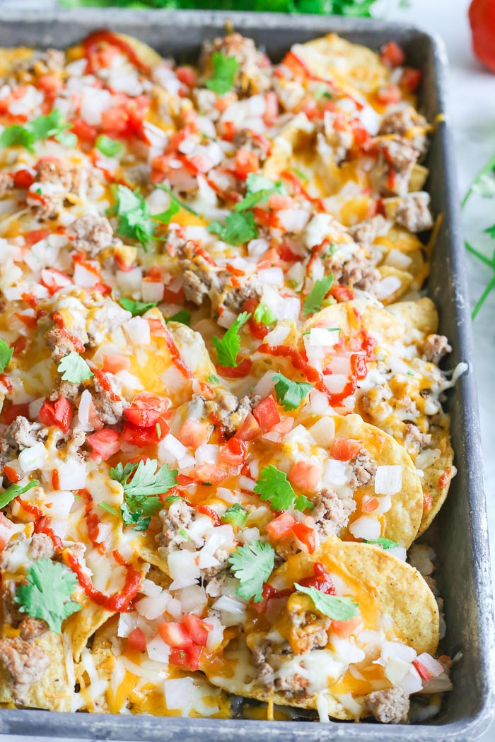 Leftover Turkey Nachos 