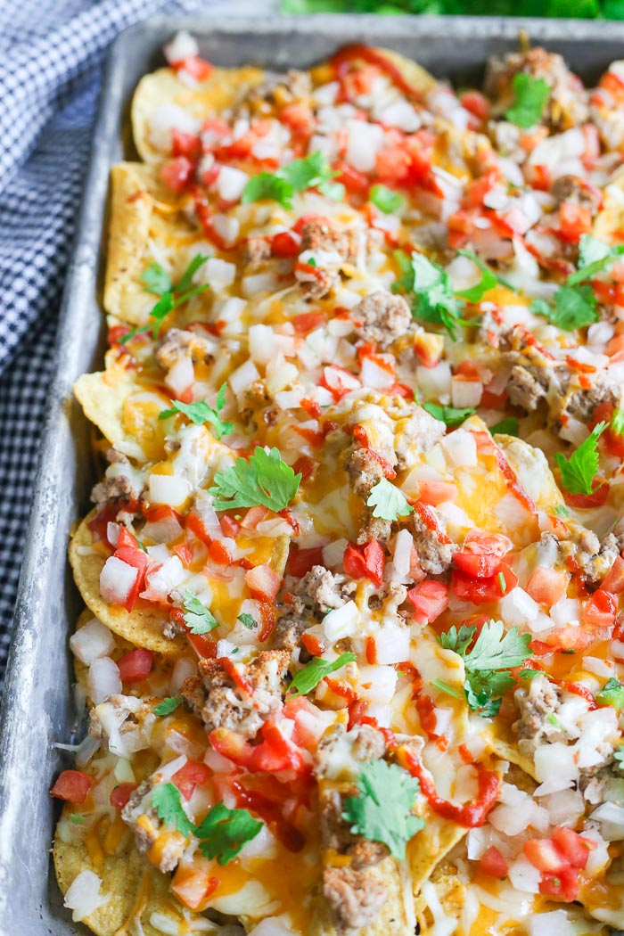 Leftover Turkey Nachos 