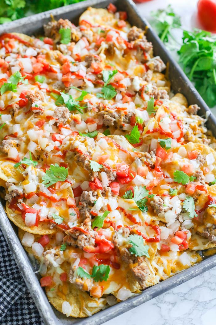 Leftover Turkey Nachos 