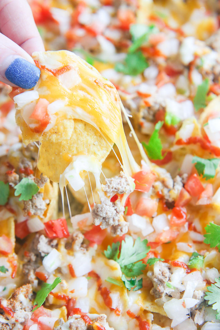 Leftover Turkey Nachos 