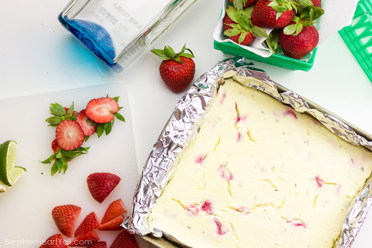 Gluten Free Strawberry Margarita Cheesecake