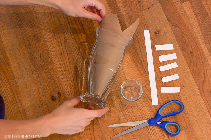 DIY football vase