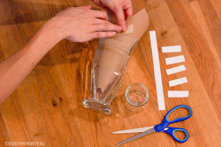 DIY football vase