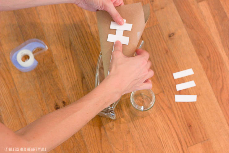 DIY football vase