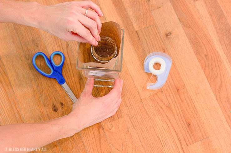 DIY football vase