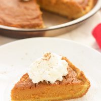 This paleo sweet potato pie is made with simple healthy ingredients and is both decadent and smooth. This southern treat is also gluten free, grain free, and dairy free! Bring on the holidays with this easy recipe y'all! www.blessherheartyall.com