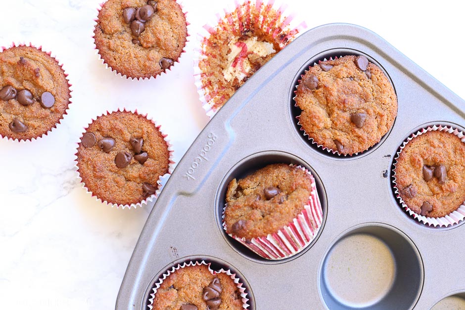 chocolate chip muffin recipe gluten free dairy free image 7