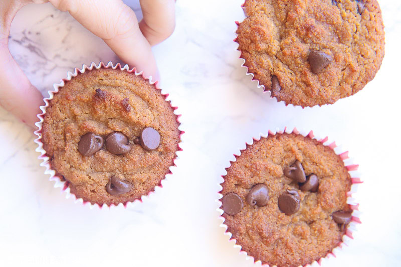 chocolate chip muffin recipe gluten free dairy free image 6