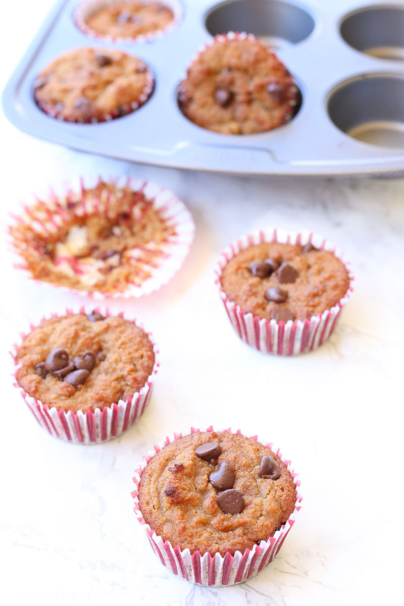 chocolate chip muffin recipe gluten free dairy free image 1