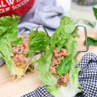 Thai Turkey Lettuce Wraps