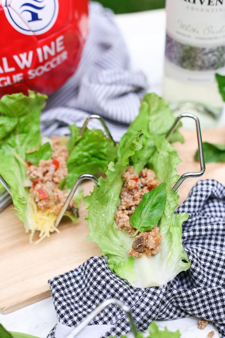 Thai Turkey Lettuce Wraps