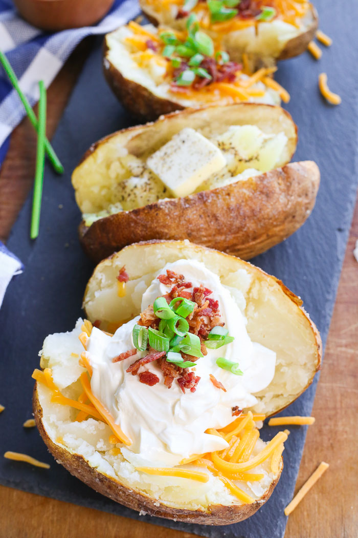 easy quick air fryer baked potato