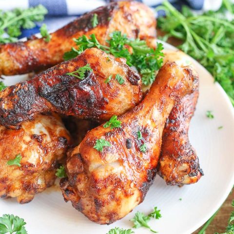 easy quick air fryer chicken legs drumsticks