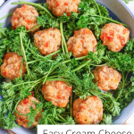 Easy Cream Cheese sausage balls pin