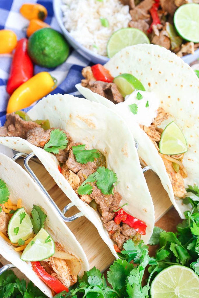 Easy Instant Pot Fajitas recipe that is quick and gluten-free!