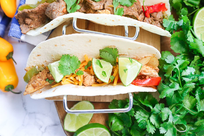 Easy Instant Pot Fajitas recipe that is quick and gluten-free!