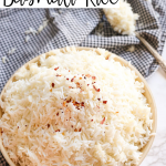 Instant Pot Basmati Rice pin image