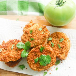 Air Fryer Gluten-Free Fried Green Tomatoes