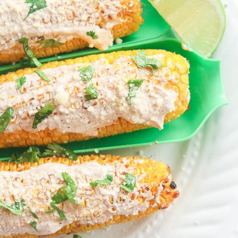 Skinny Mexican Grilled Corn
