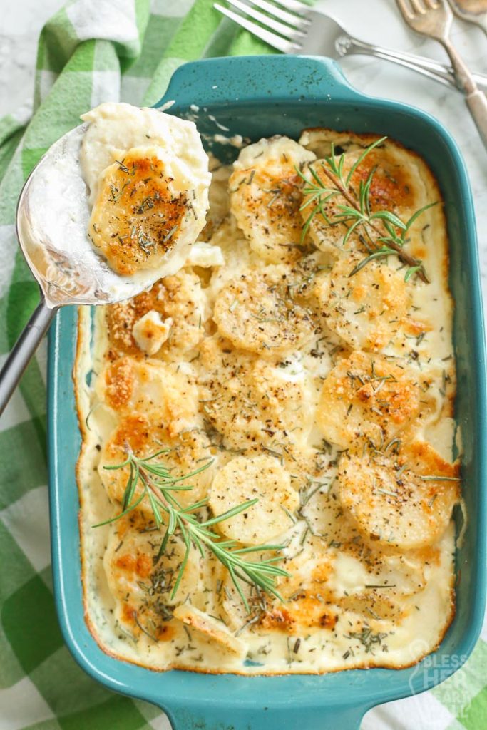 Serving Gluten Free Scalloped Potatoes