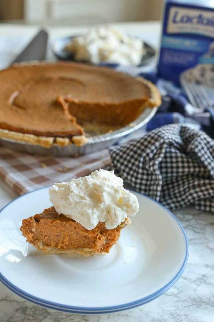 One Piece of Gluten Free Pumpkin Pie