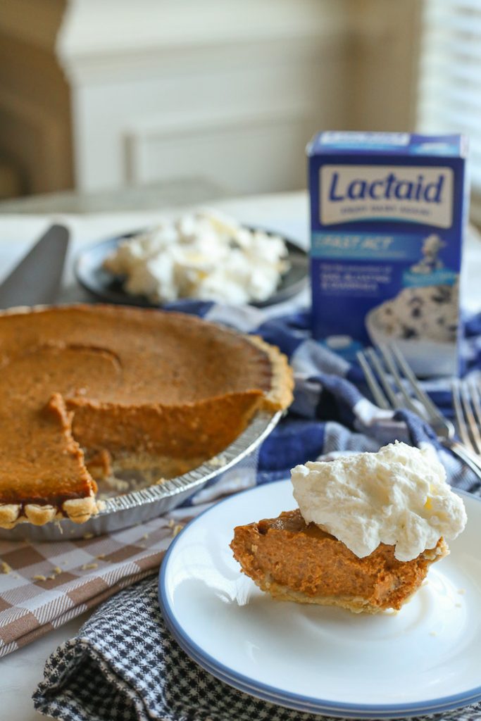 Serving Gluten Free Pumpkin Pie