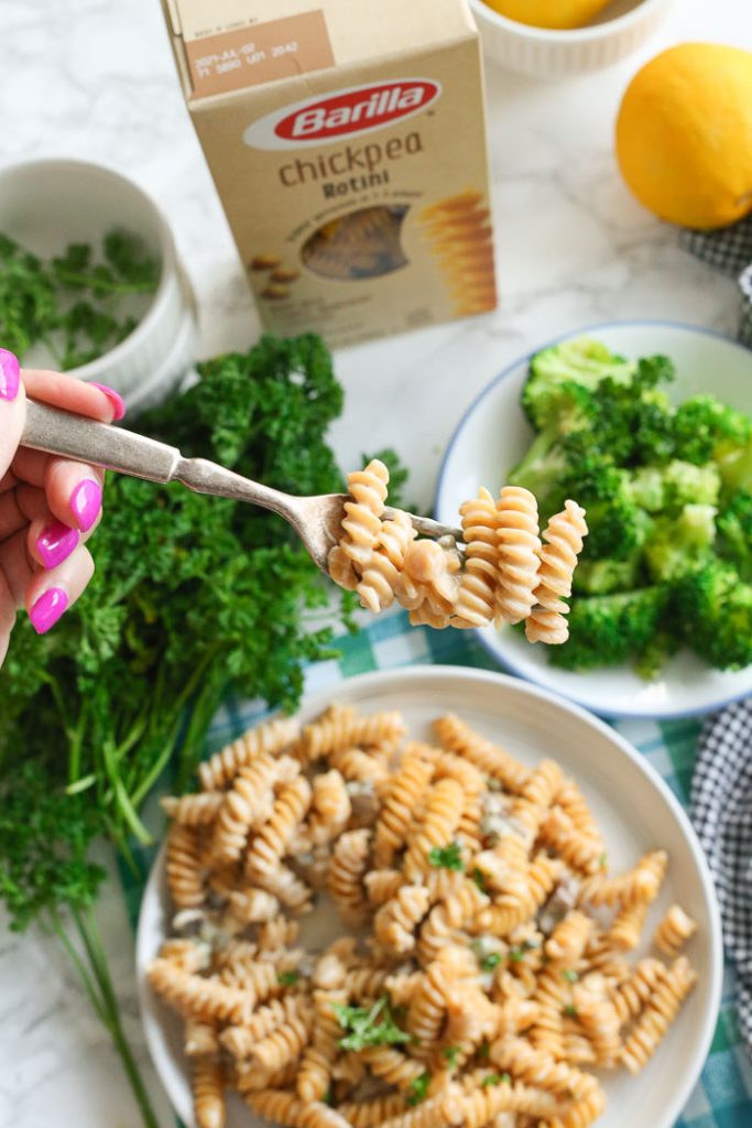 Gluten Free Lemon Caper Pasta