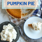 Gluten-Free Pumpkin Pie recipe