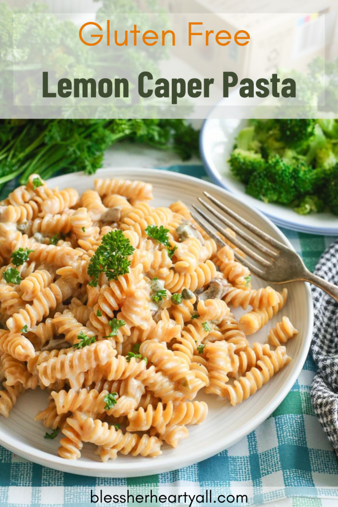 Gluten Free Lemon Caper Pasta