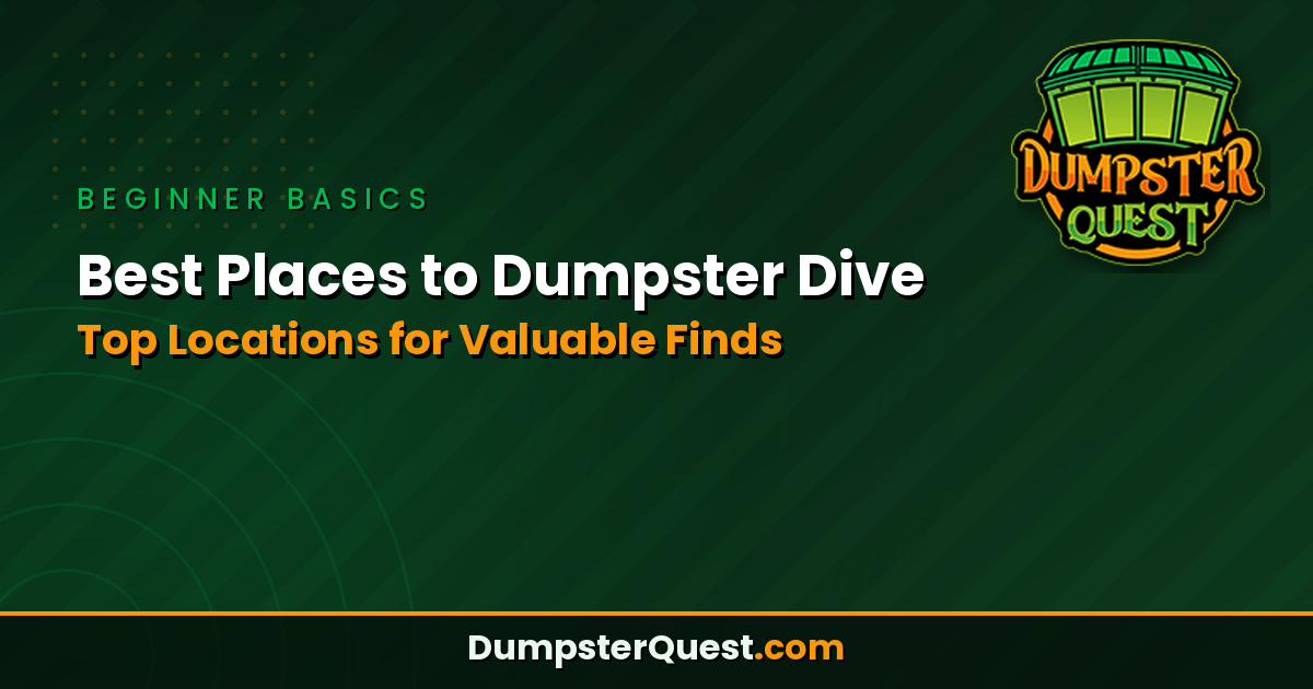 Read more about the article Best Places to Dumpster Dive for Valuable Finds – Top Locations Guide