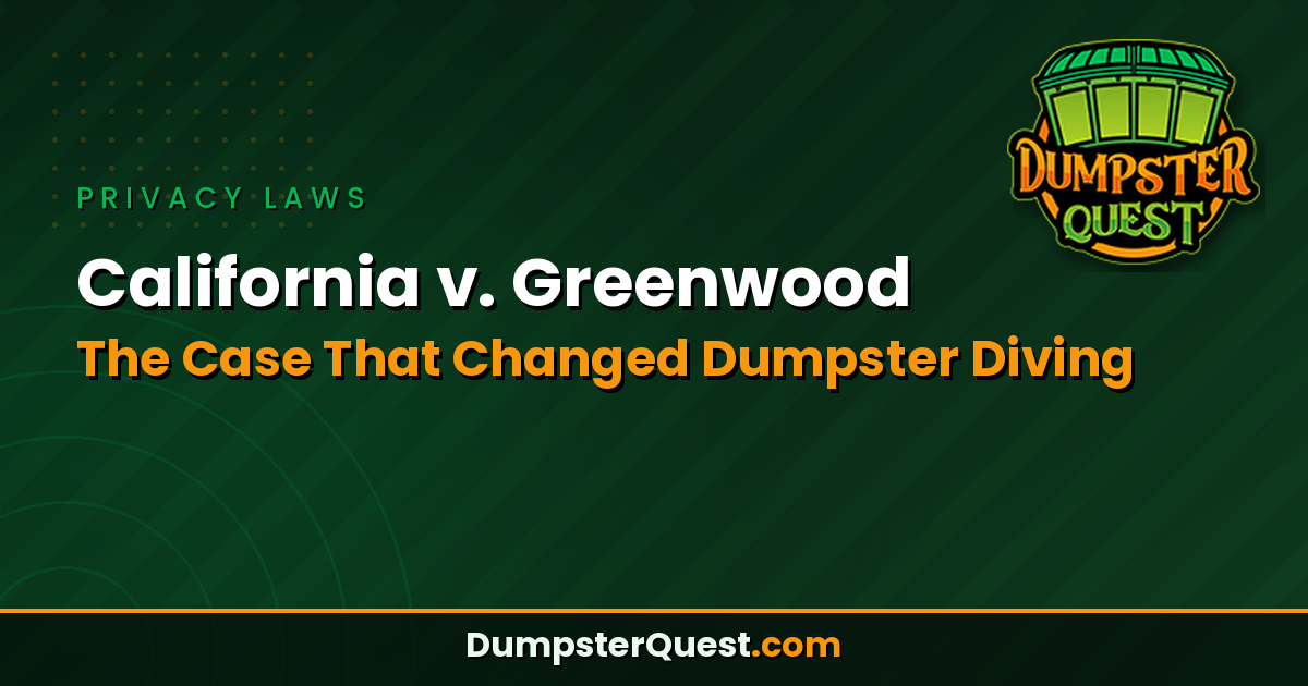 Read more about the article California v. Greenwood: Supreme Court Case That Changed Dumpster Diving Laws