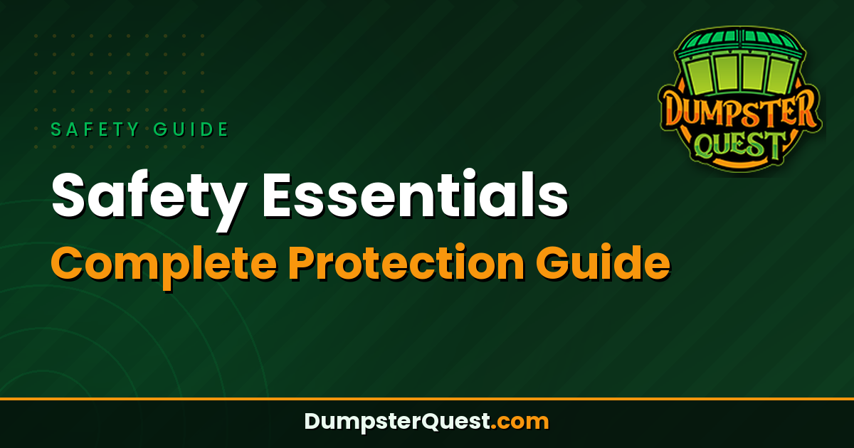 Read more about the article Dumpster Diving Safety Precautions: Essential Guide for Beginners