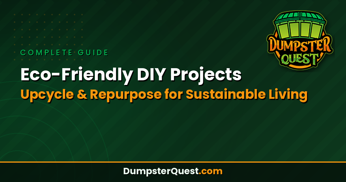 Eco Friendly DIY Projects: Upcycle & Repurpose for Sustainable Living