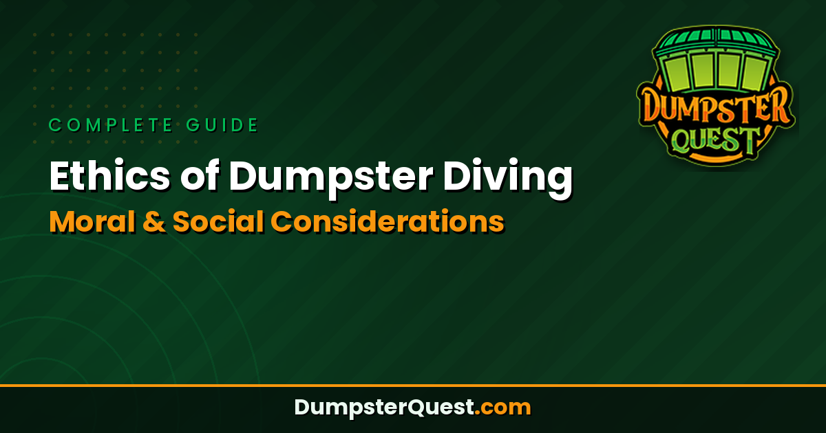 Read more about the article Ethics of Dumpster Diving: Moral and Social Considerations Guide