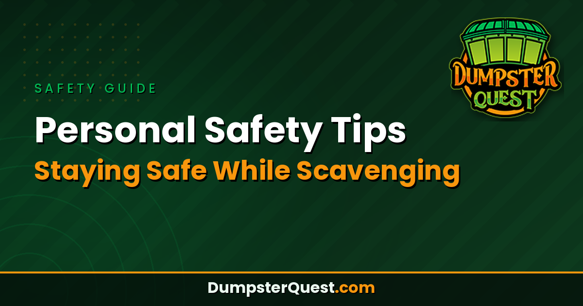 Read more about the article Personal Safety Tips for Dumpster Divers: Staying Safe While Scavenging