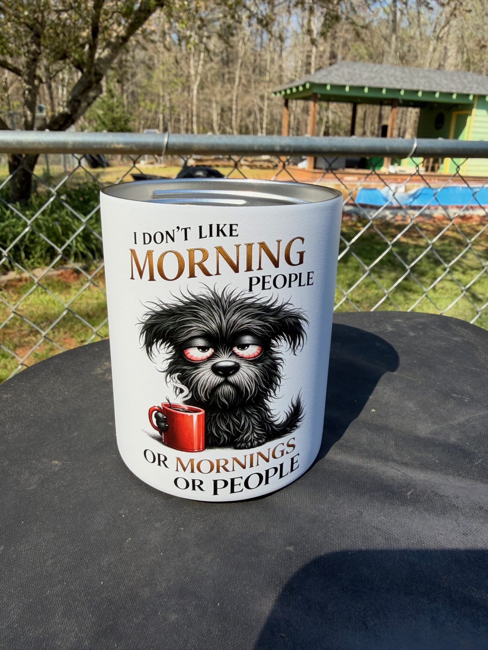 Personalized 12 oz White Camper Mug – UV Printed Gift