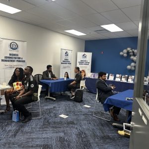 Students discussing