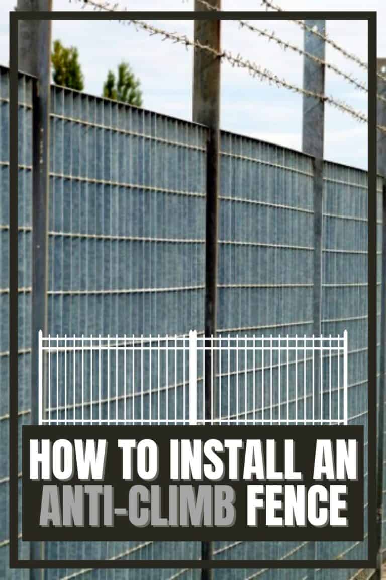 How To Install An AntiClimb Fence Backyard Bella