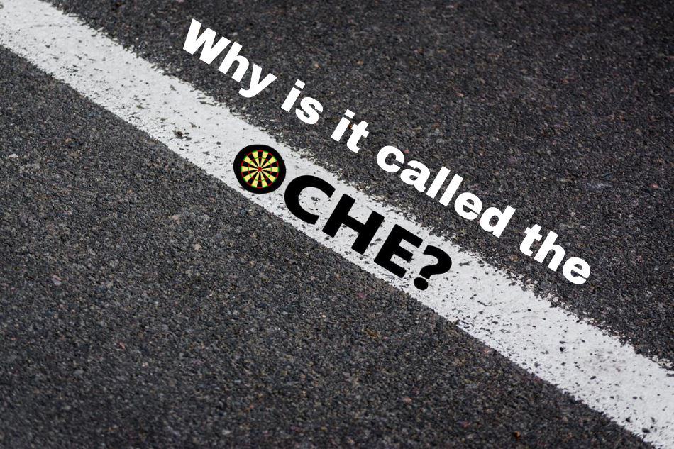 Why is the throw line called the oche