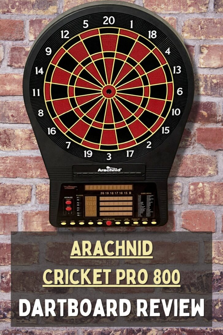 Arachnid Cricket Pro 800 Electronic Dartboard Review