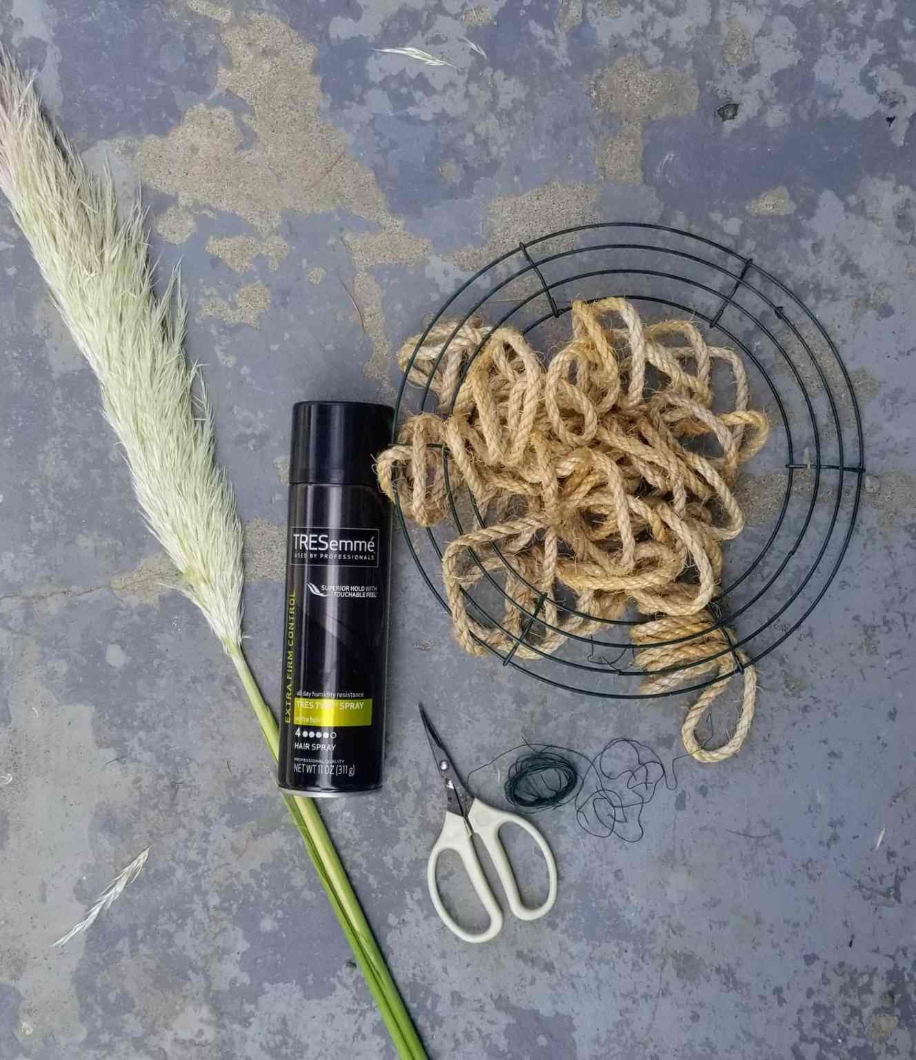 How To Dry Your Own Pampas Grass For A DIY Wreath This Dear Casa