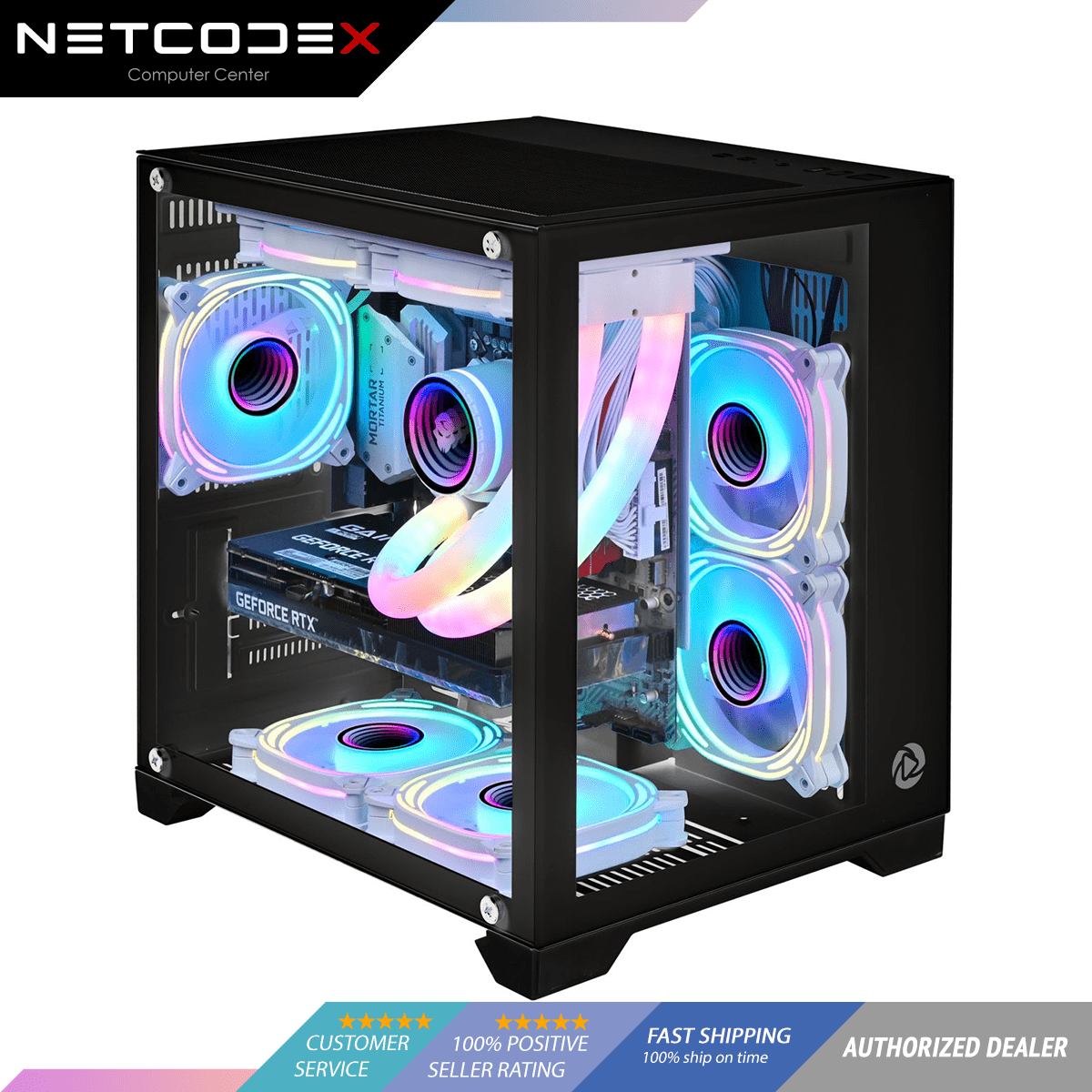 Buy INPLAY Seaview Palace Small mATX ITX Gaming Case Tempered Glass Buy INPLAY Seaview Palace Small mATX ITX Gaming Case Tempered Glass