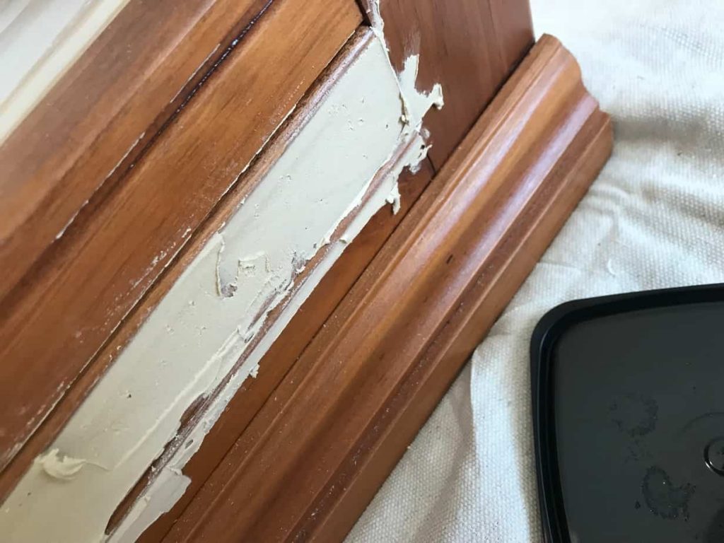 Wood filler added.